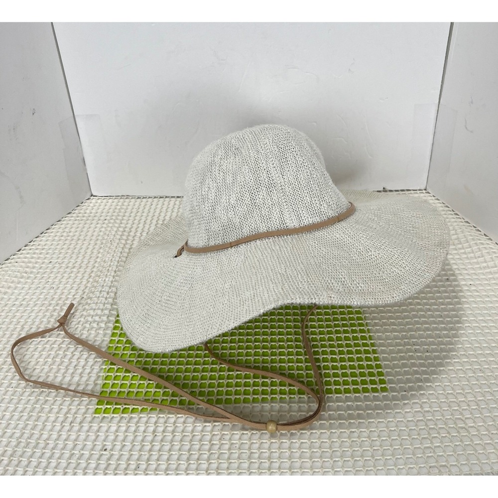 Sunday Afternoons Sol Seeker Hat Knit Cream Summer UPF Strings Medium